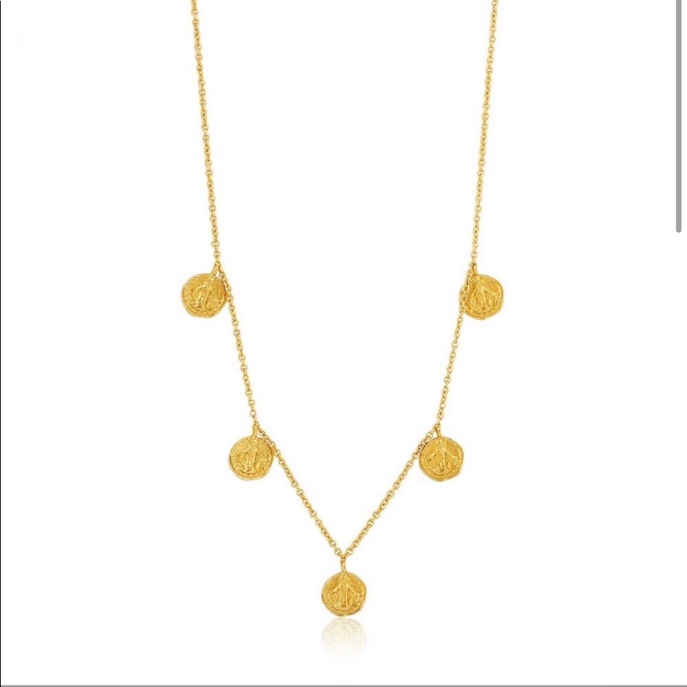 Ania Haie 14k Gold Deus Coins Necklace - Picture 2 of 8